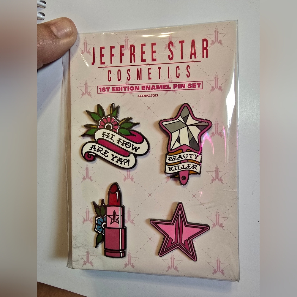 Jeffree Star Cosmetics 1st Edition Enamel Pin Set - Picture 2 of 3